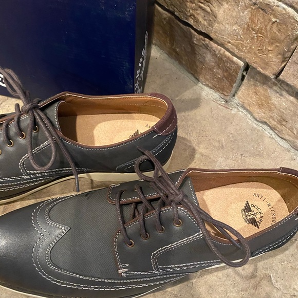 Dockers Men’s Maxwell Business Casual Shoes Grey 12M - Picture 5 of 9